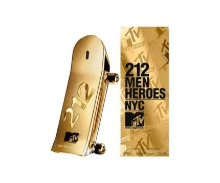 MTV 212 HEROES Men Carolina Herrera Eau de Toilette - Perfume Masculino 90ml